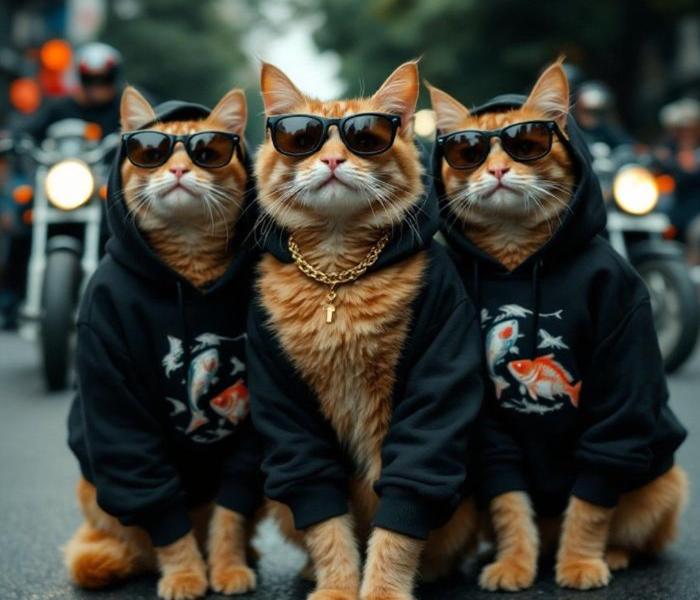 Hình ảnh mèo ngầu cực đẹp 3D