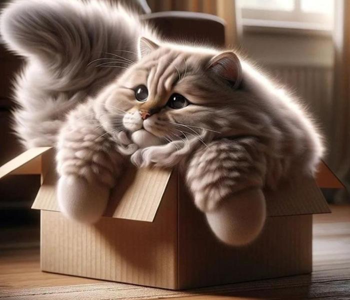 Hình ảnh mèo anh ba tư cute chibi