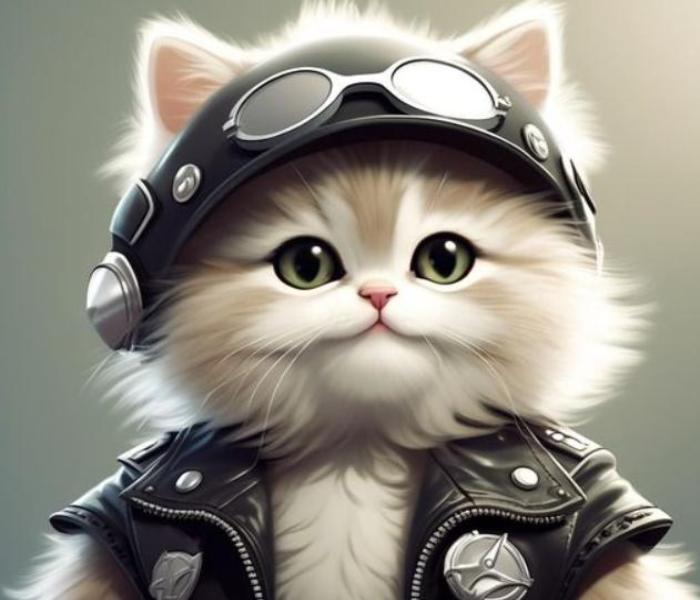 Hình ảnh mèo anh ba tư cool ngầu