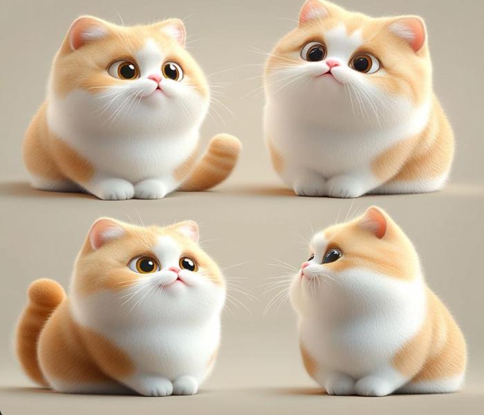 Ảnh mèo béo đáng yêu cute