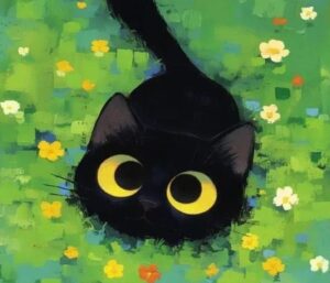 Hình ảnh mèo anime cute đẹp nhất