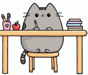 Hình ảnh mèo Pusheen chibi cute xinh