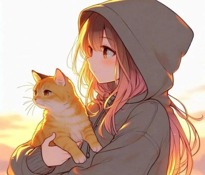 Hình ảnh mèo Simmy chibi cute