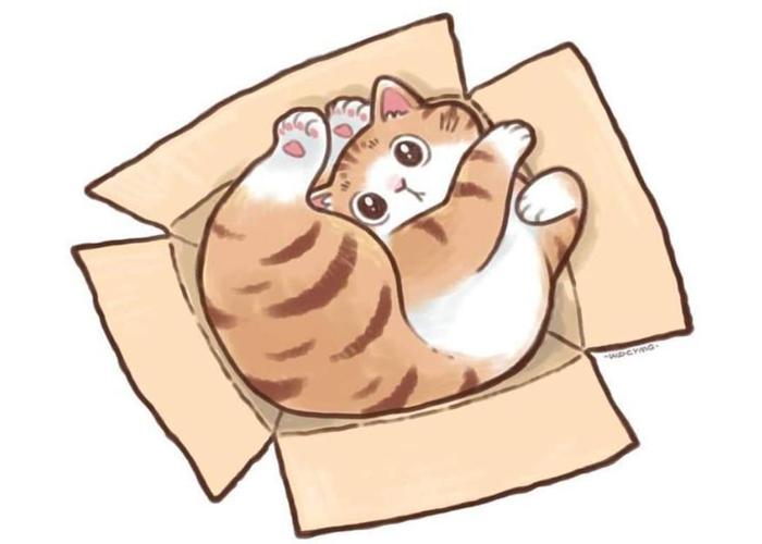 Hình ảnh mèo tam thể cute chibi hoạt hình