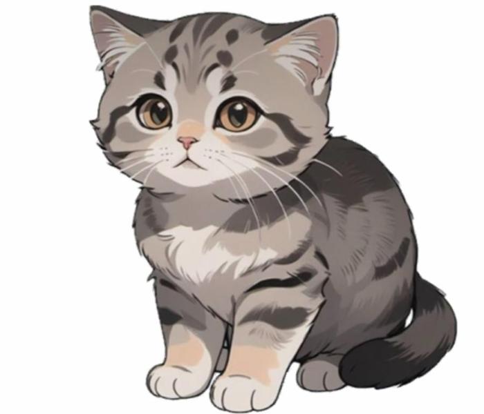 Hình ảnh con mèo chibi anime cute