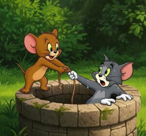 Hình ảnh mèo Tom và Jerry cute ngộ nghĩnh