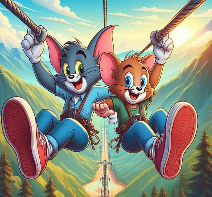 Hình ảnh Tom và Jerry ngầu