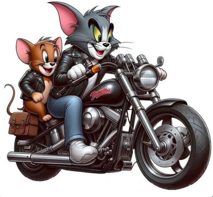 Hình ảnh Tom và Jerry ngầu