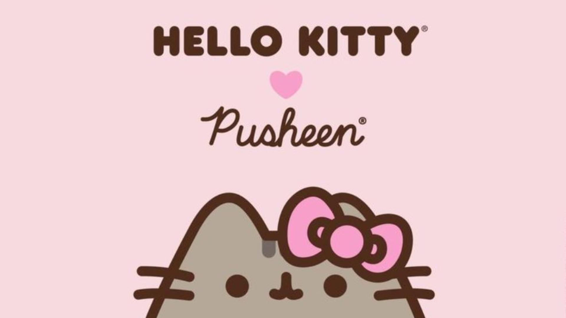 Hình nền mèo pusheen cute cho máy tính