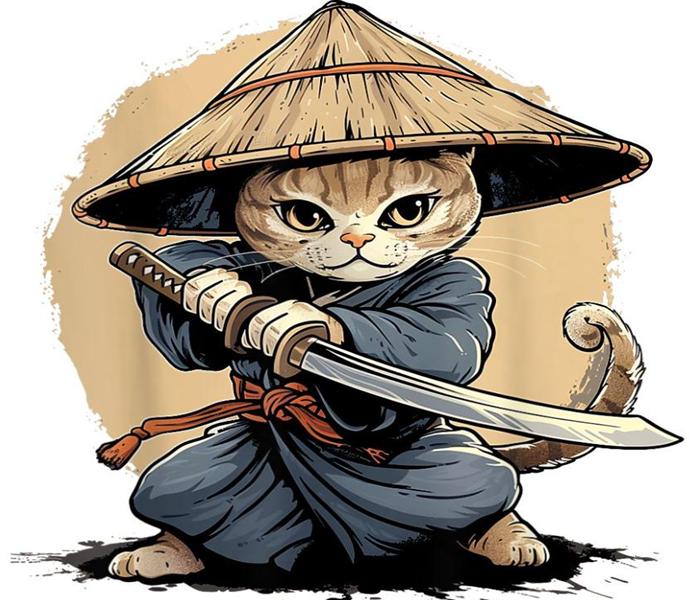 Hình ảnh mèo hoạt hình cool ngầu