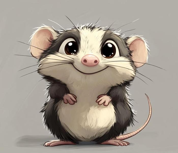Hình ảnh con chuột chibi cute