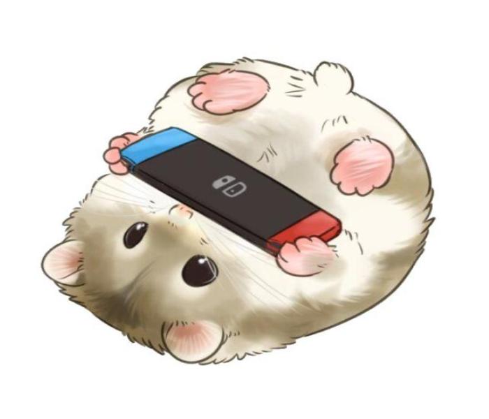 Hình vẽ con chuột hamster đáng yêu