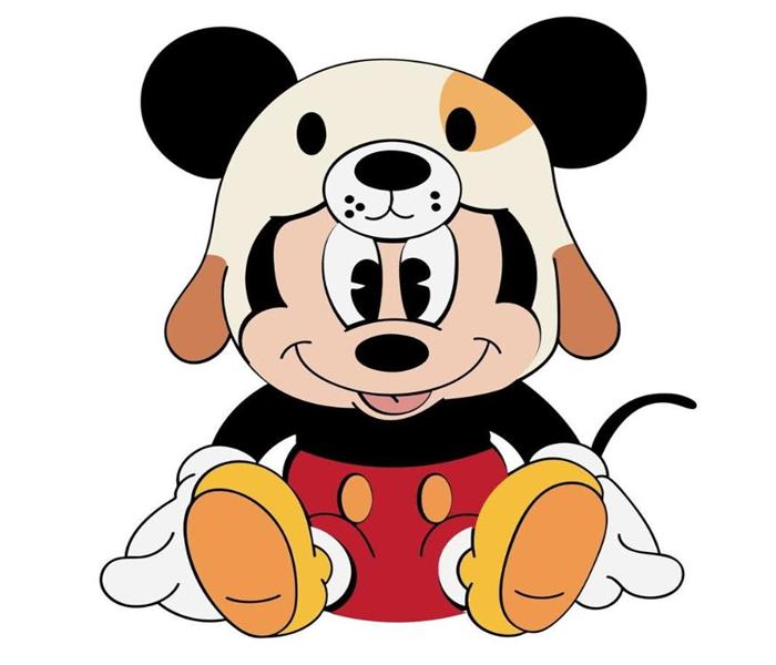 Hình ảnh con chuột hoạt hình Mickey đáng yêu