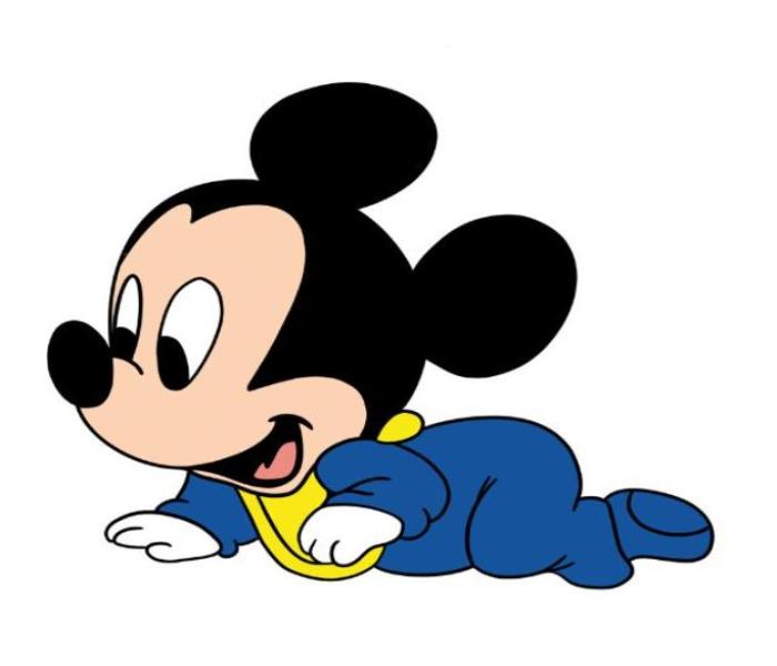 Hình ảnh con chuột hoạt hình Mickey đáng yêu