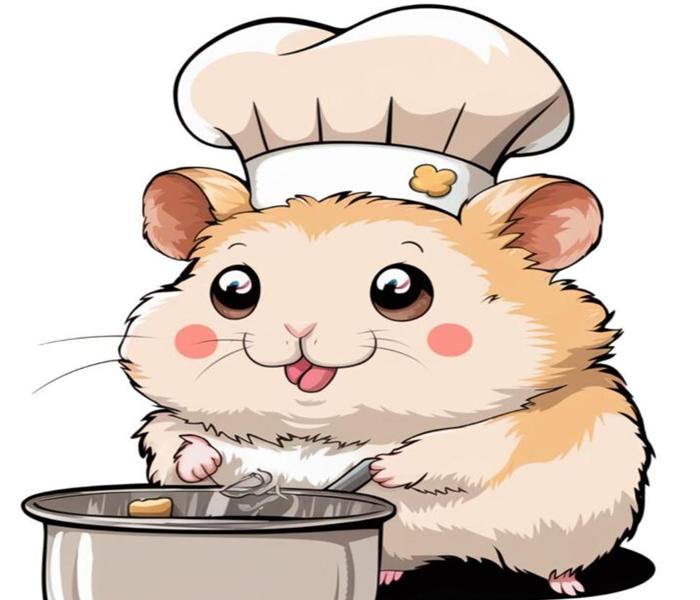 Hình ảnh con chuột hamster chibi cute