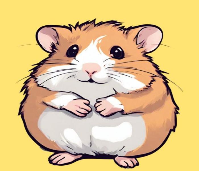 Hình ảnh con chuột hamster chibi cute