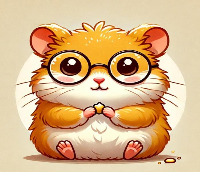 Hình ảnh con chuột hamster chibi cute