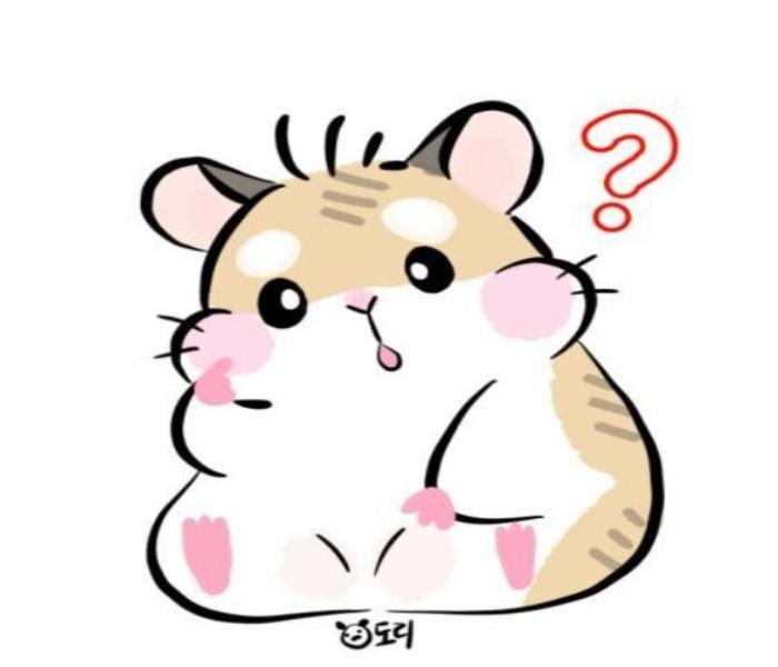 Hình ảnh con chuột hamster chibi cute
