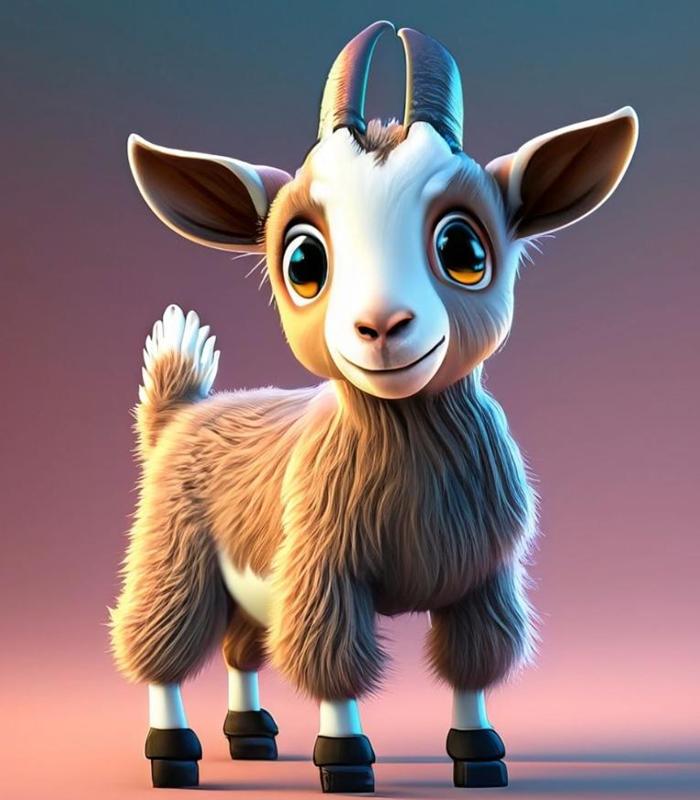 Hình ảnh con dê cute