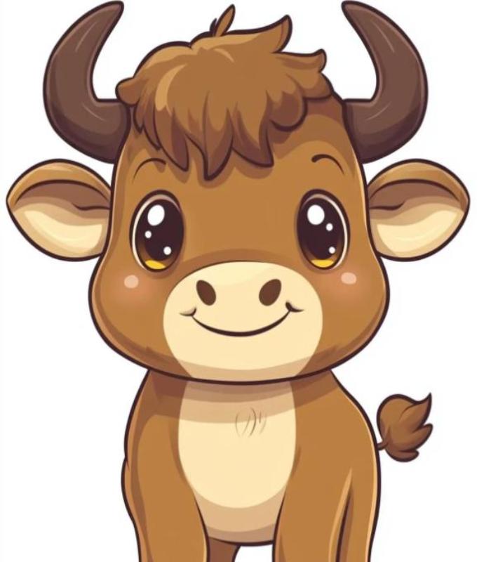 Hình ảnh con dê chibi anime xinh