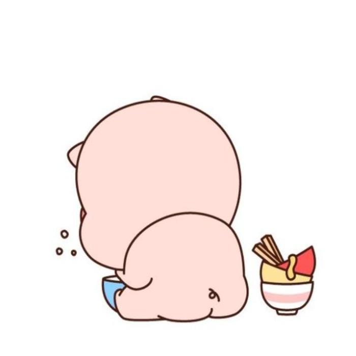 Hình ảnh con heo chibi anime
