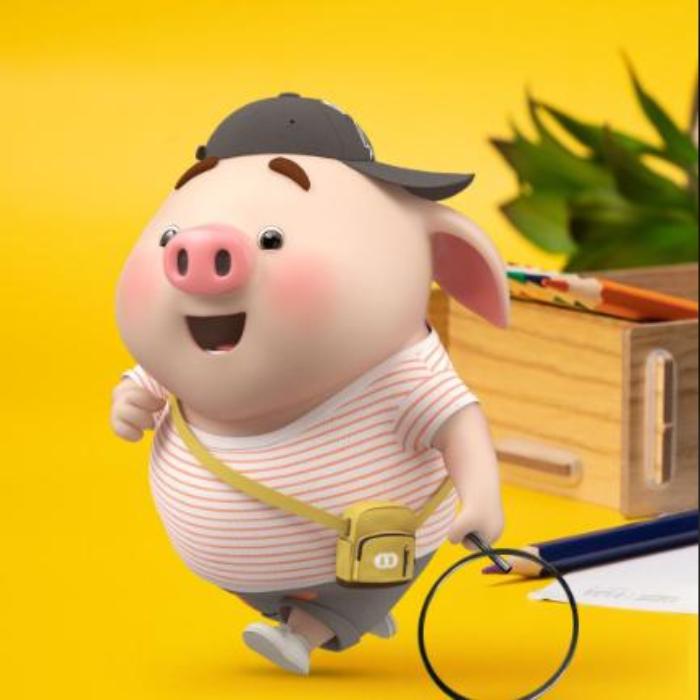 Hình ảnh con heo mập 3D