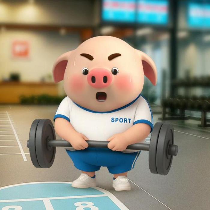 Hình ảnh con heo mập 3D