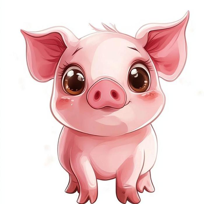 Hình ảnh con heo mập cute