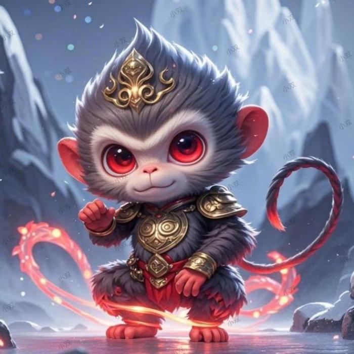 Hình ảnh con khỉ ngầu 3D