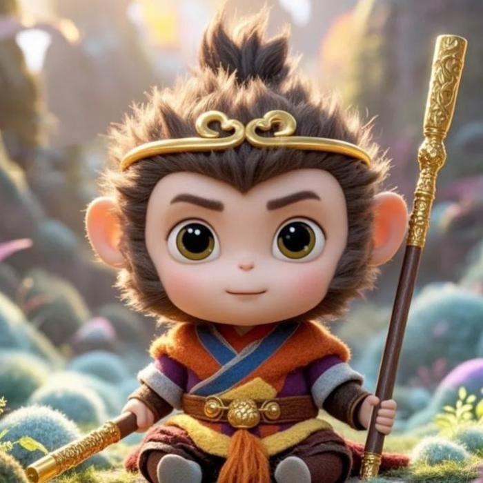 Hình ảnh con khỉ ngầu 3D