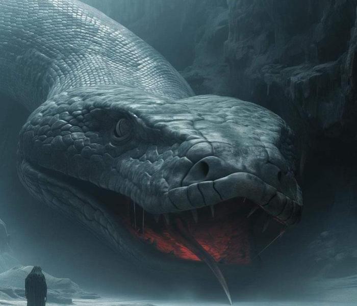 Hình ảnh mãng xà ngầu 3D