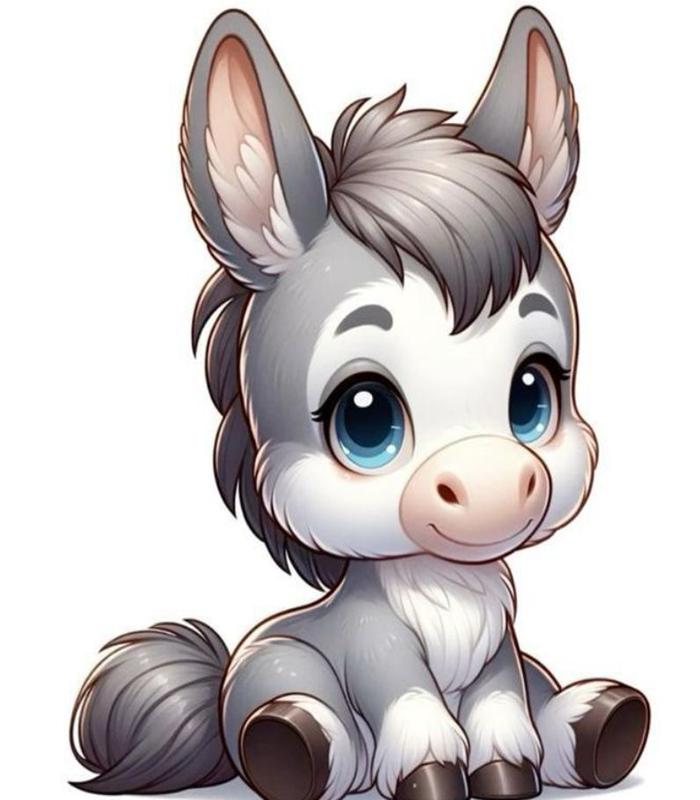 Hình ảnh con ngựa chibi cute