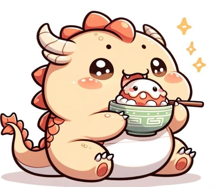 Hình ảnh chibi con rồng