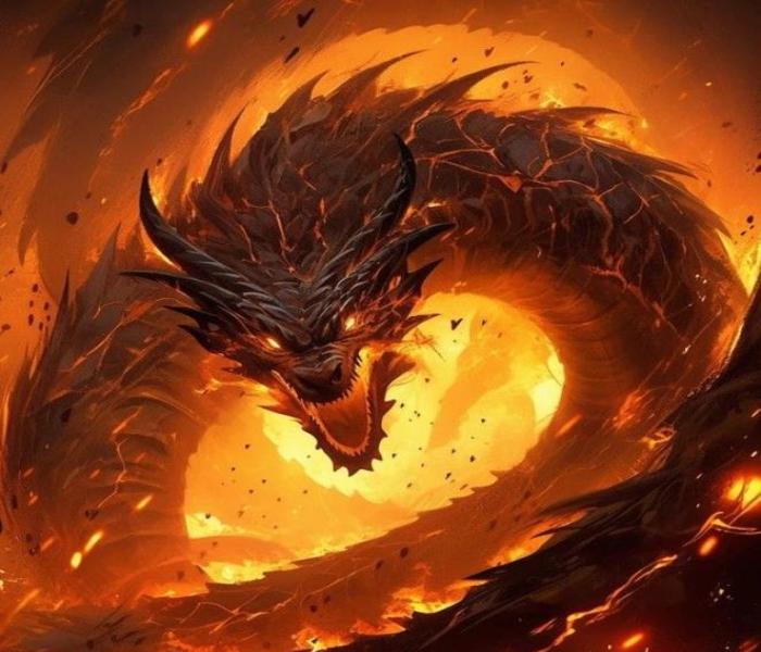 Bộ hình ảnh rồng lửa 3D cực ngầu