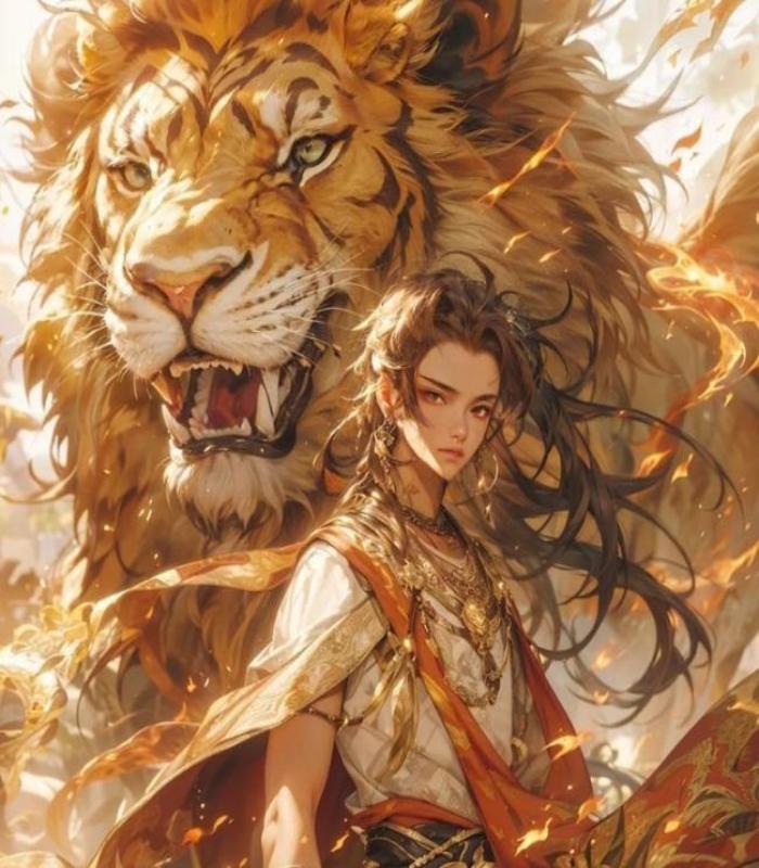 Hình ảnh sư tử anime nam