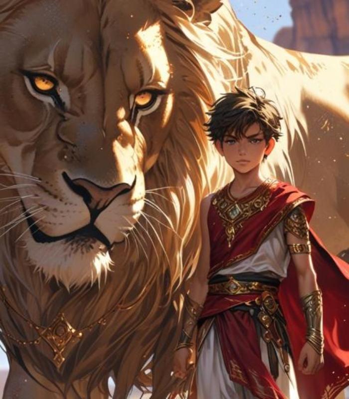 Hình ảnh sư tử anime nam