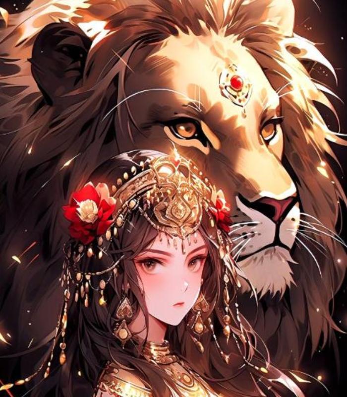 Hình ảnh sư tử anime nữ