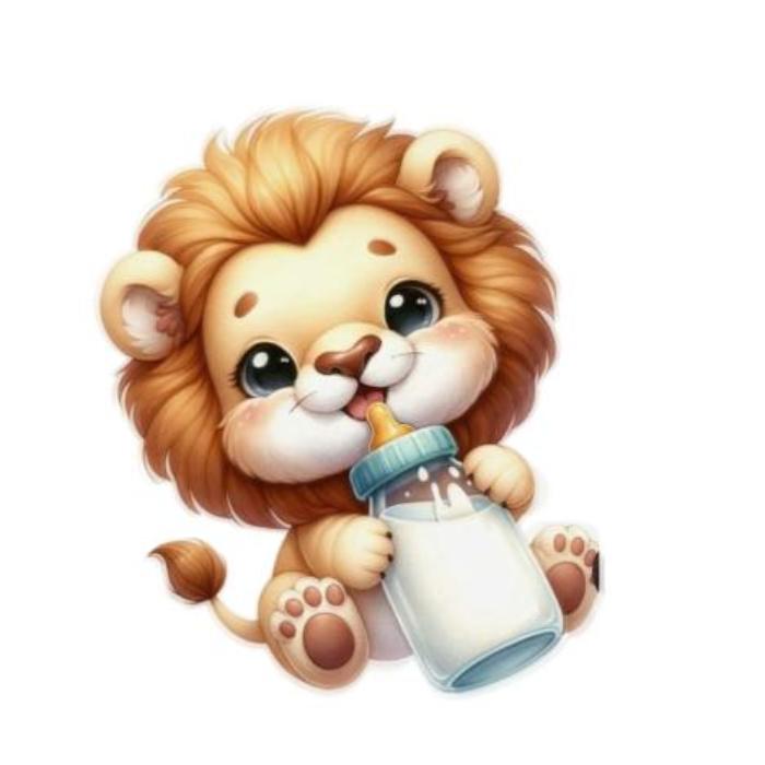 Hình ảnh sư tử chibi cute