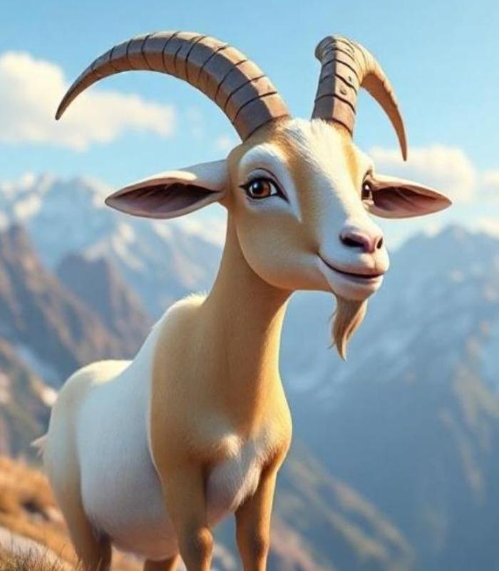 Hình ảnh dê núi chibi cute