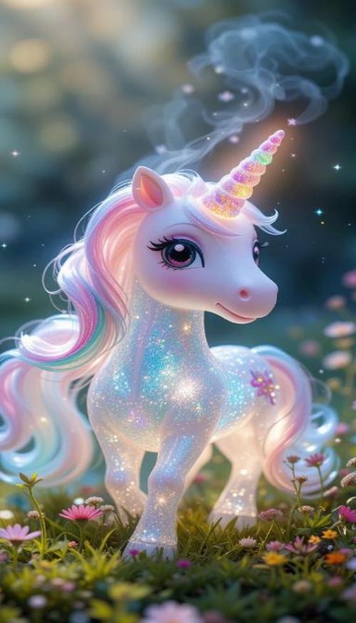 Hình nền điện thoại ảnh ngựa Pony dễ thương