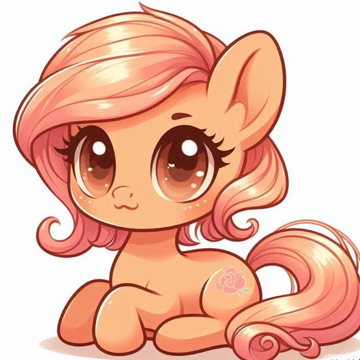 Hình ảnh con ngựa Pony cute