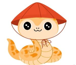 Hình ảnh rắn dễ thương cute miễn phí