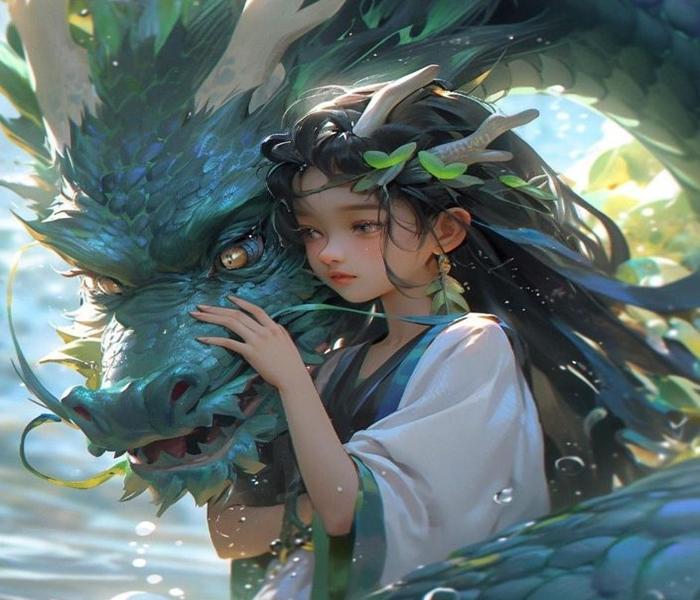 Hình ảnh rồng anime dễ thương