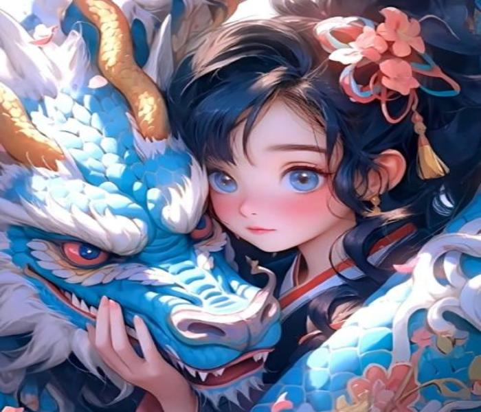 Hình ảnh rồng anime dễ thương