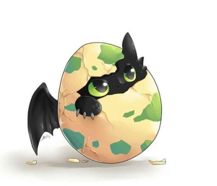 Hình ảnh chibi con rồng