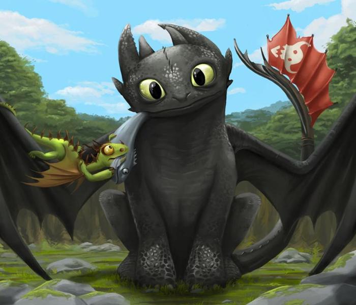 Bộ ảnh rồng hoạt hình ngộ nghĩnh