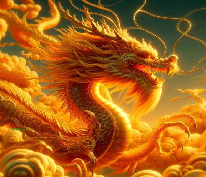Hình ảnh rồng vàng cực ngầu