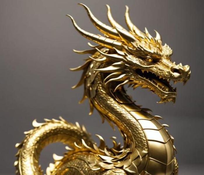 Bộ ảnh rồng vàng đẹp xỉu