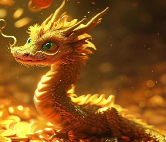 Bộ ảnh rồng vàng đẹp xỉu