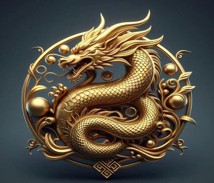 Bộ ảnh rồng vàng đẹp xỉu
